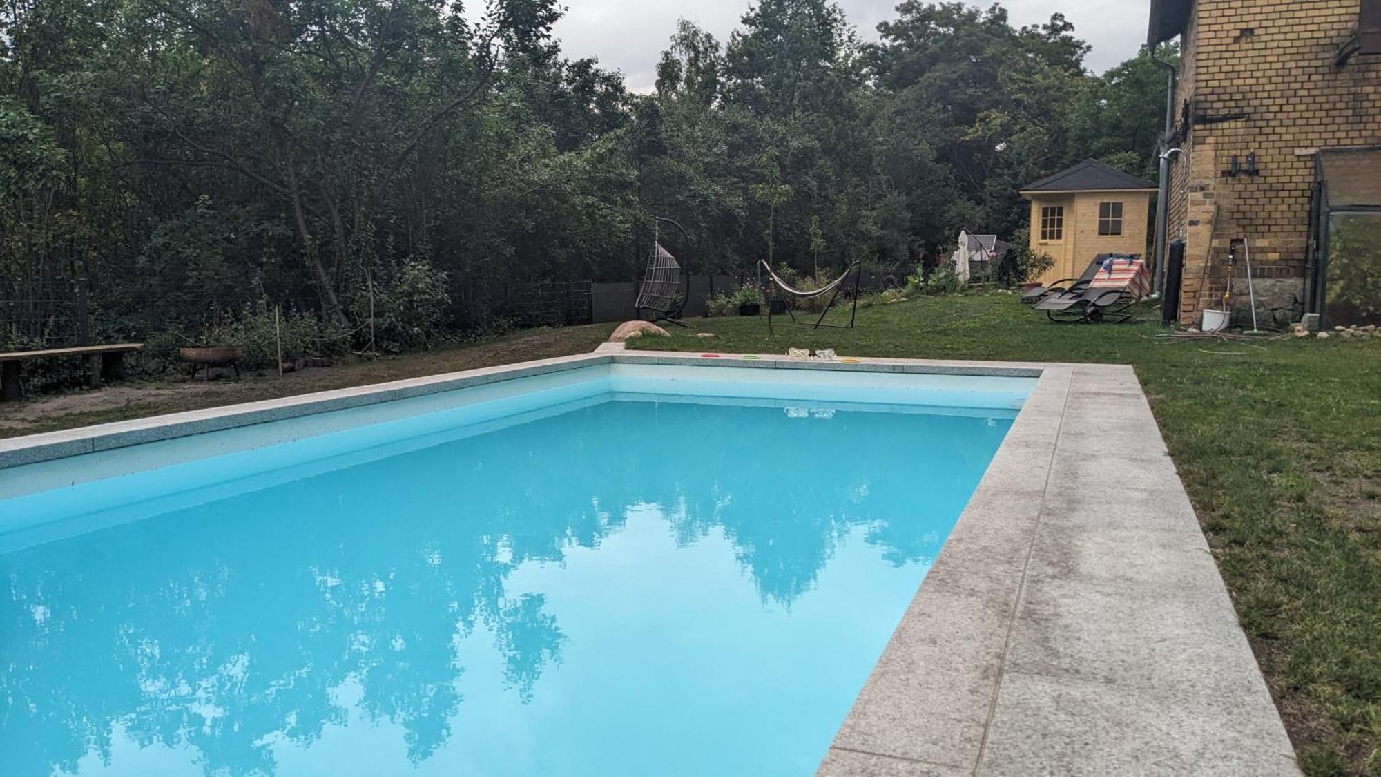 Familyandbike Villa Neupetershain Bagian luar foto
